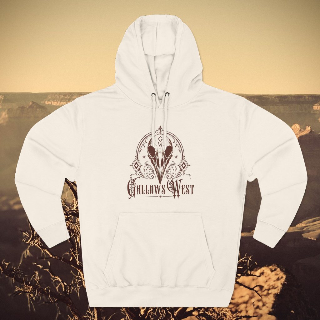 Gallows West - Hooded Sweatshirt Fleece Unisex - Logo Front Only