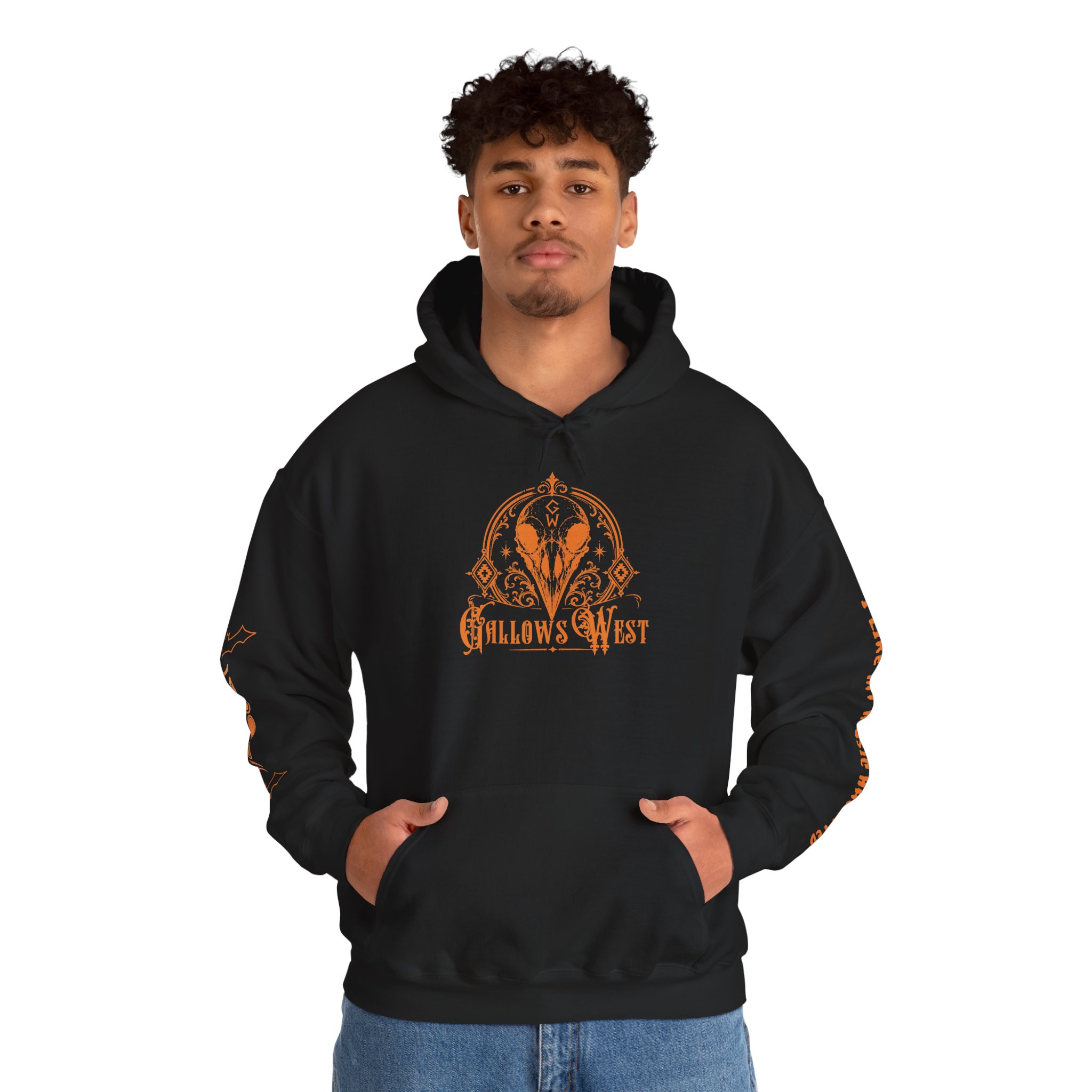 Gallows West - Unisex Hoodie - Multi-Print Spooky Design - Image 6