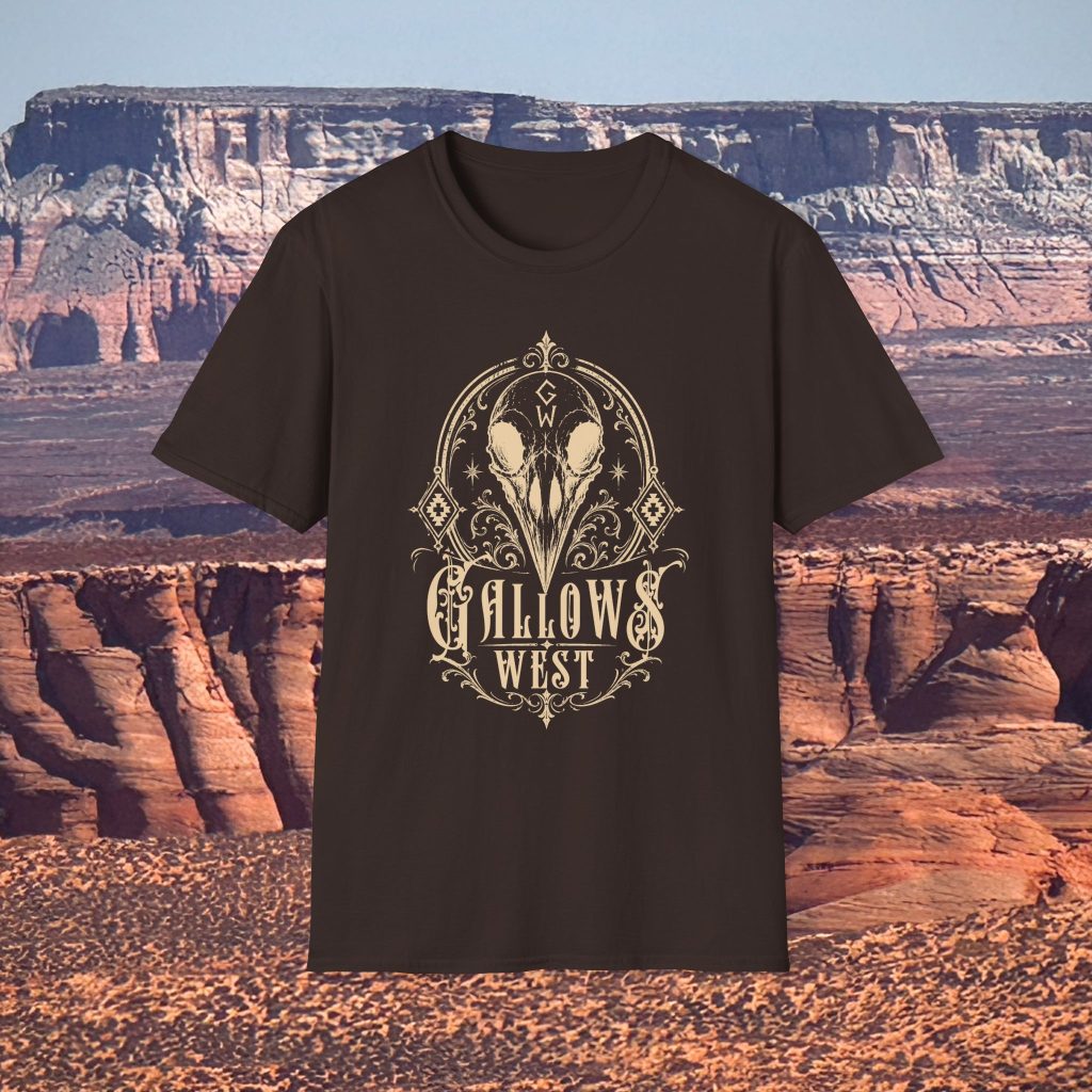 Gallows West - Soft Unisex T-Shirt — Western Gothic Band Tee