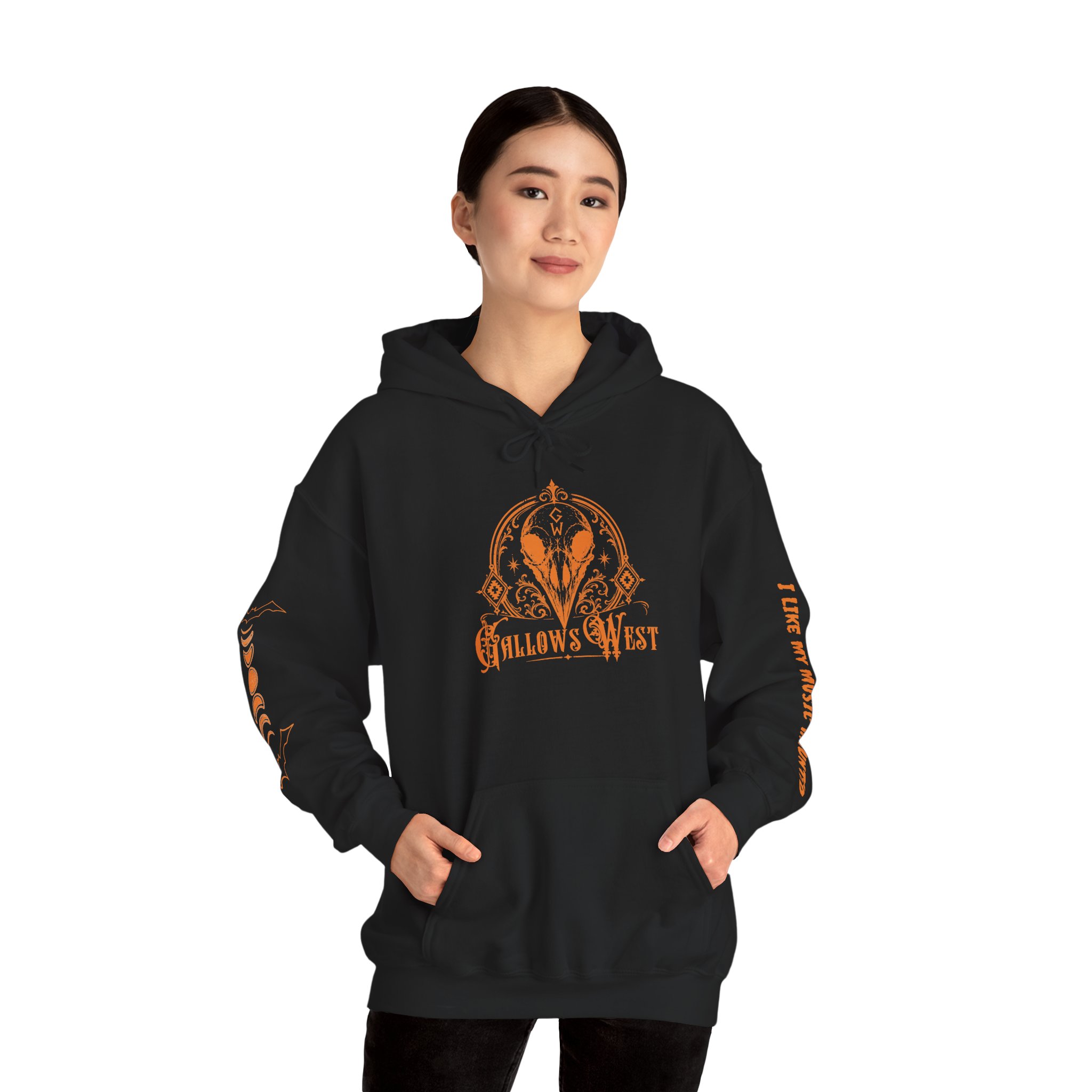 Gallows West - Unisex Hoodie - Multi-Print Spooky Design - Image 8
