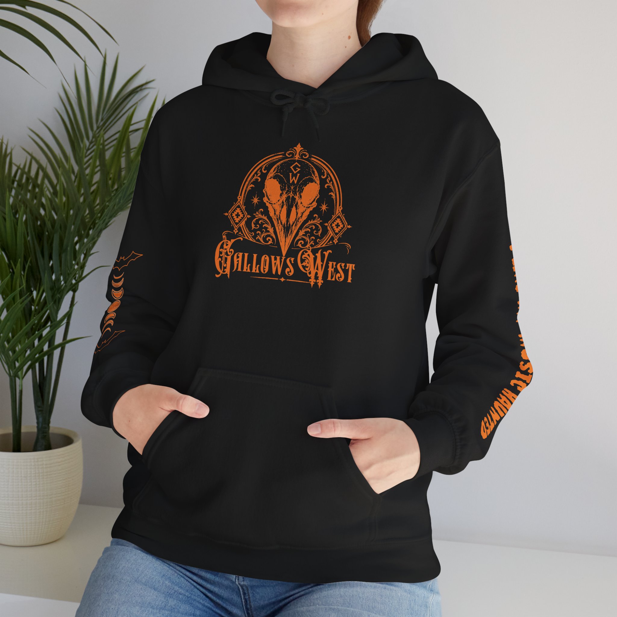 Gallows West - Unisex Hoodie - Multi-Print Spooky Design - Image 9